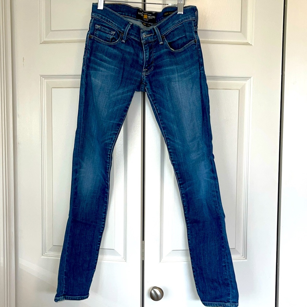 Lucky Brand Cate Stacked skinny jeans. 00/24